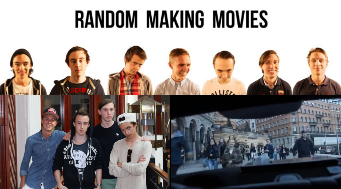 Haffa guzz,  Ett apel,  Random Making Movies,  William J, Leo,  RMM, Justin Bieber,  William F, Blåsning,  Karl-Johan,  Prank